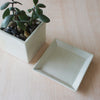 Square Soapstone Dish | Shallow Catchall Dish | Natural Stone Catchall Square Dish | Golden Rule Gallery | Excelsior, MN | Venture Imports | Hand Carved Dish 