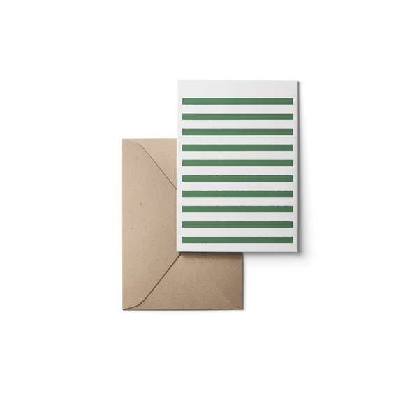 Stripetown (Green) Card | Golden Rule Gallery | Excelsior, MN |