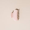 Light Pink Tiny Hair Claw Clip for Half Up Dos
