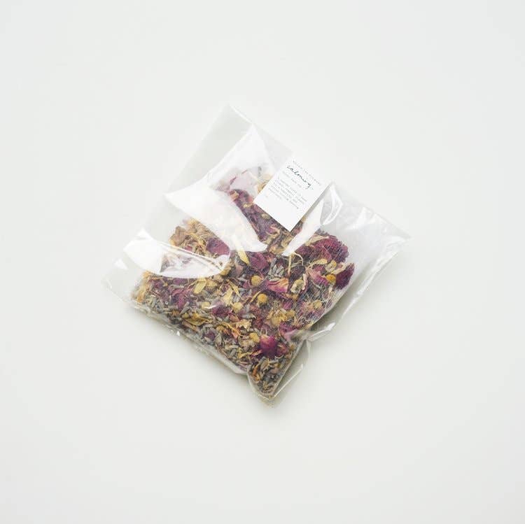 Calming Bath Tea Soak | Tea Bag for Bathing | Among The Flowers | Golden Rule Gallery | Excelsior, MN