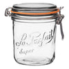 Medium Size French Glass Storage Jars with Rubber Seal by Le Parfait at Golden Rule Gallery in Excelsior, MN