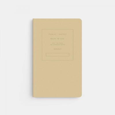 Dotted Public Supply Embossed Soft Cover Notebook in Manilla at Golden Rule Gallery in Excelsior, MN