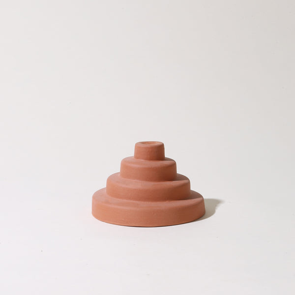 YIELD Ceramic Meso Incense Holder in Terra | Terracotta Ceramic Meso Incense Holder | YIELD | Golden Rule Gallery | Excelsior, MN