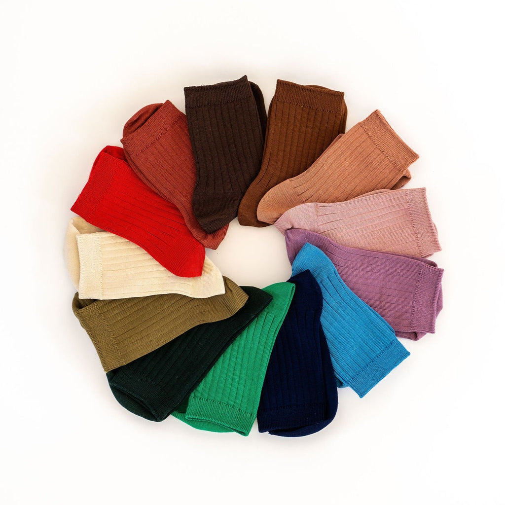 Rainbow Wheel of Her Socks by Le Bon Shoppe at Golden Rule Gallery