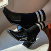 Le Bon Shoppe Her Socks | Striped Anklets | Cute Short Dress Socks | Golden Rule Gallery | Excelsior | Minneapolis |Minnesota