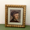 Antique 1917 French Female Portrait by Degas Framed 