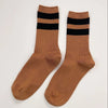Brown and Black Striped Socks by Le Bon Shoppe at Golden Rule Gallery in Excelsior, MN