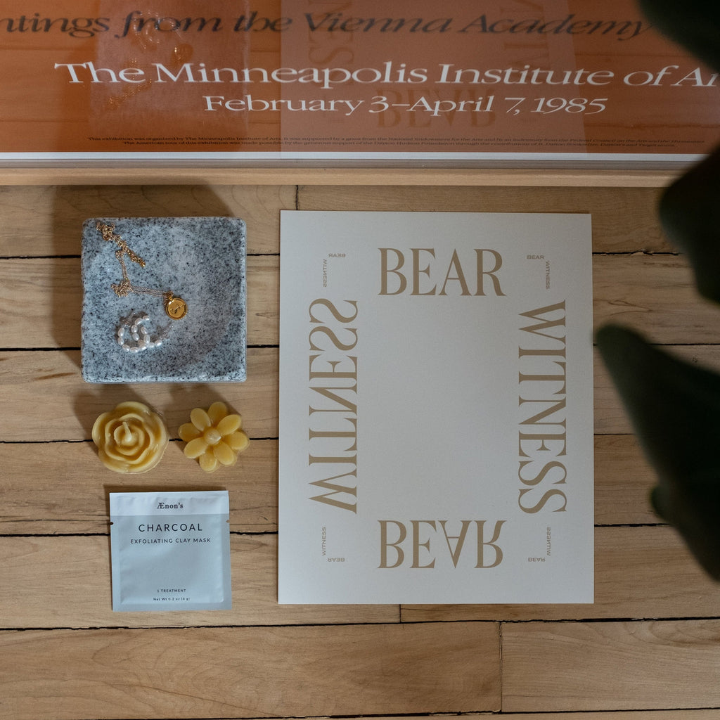 Bear Witness Art Print by Francine Thompson for Golden Rule Gallery 