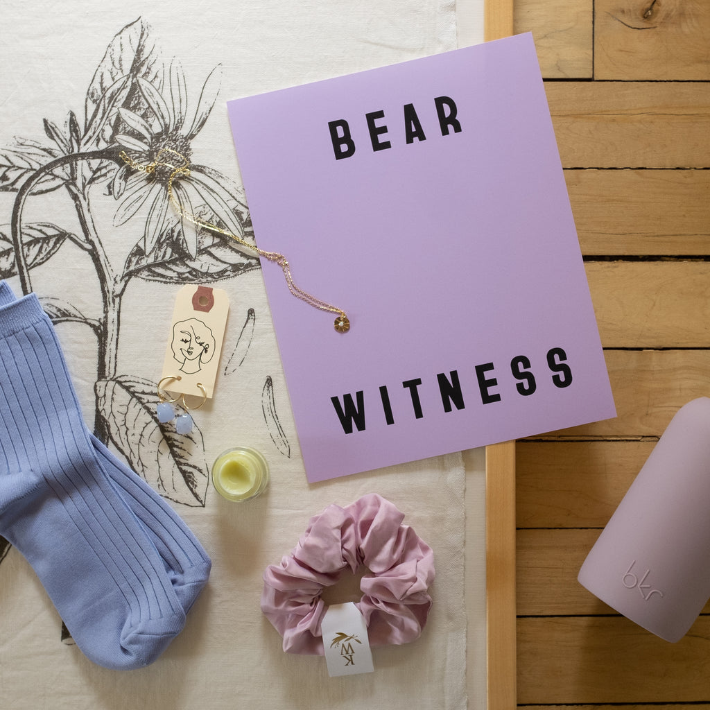 Bear Witness Art Print by Francine Thompson for Golden Rule Gallery