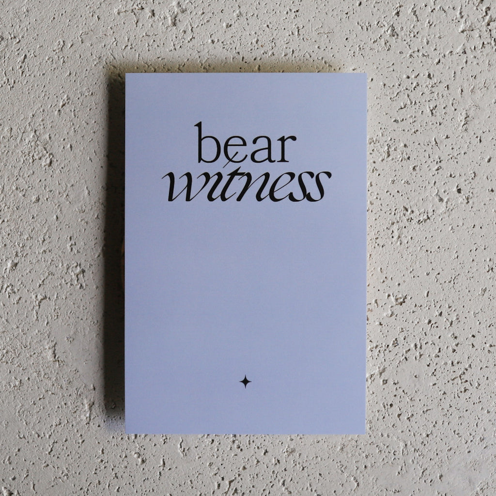 Golden Rule Gallery Black Lives Matter "Bear Witness" Art Print