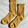 Le Bon Shoppe Boyfriend Socks in Butter Yellow at Golden Rule Gallery in Excelsior, MN