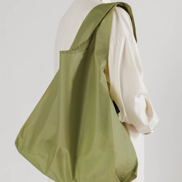 Baggu Standard Reusable Tote Bag in Pistachio Green at Golden Rule Gallery
