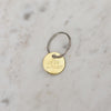 Bear Witness Custom Stamped Brass Key Chain at Golden Rule Gallery