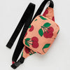 Cherry Baggu Puffy Fanny Pack Bag at Golden Rule Gallery in Excelsior