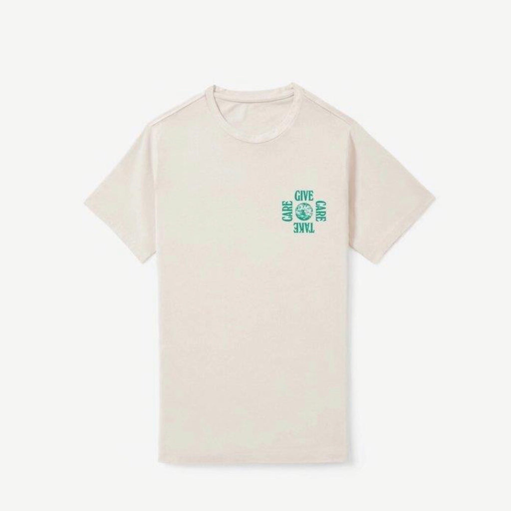Cream Give Care Take Care T Shirt Golden Rule Gallery in Excelsior