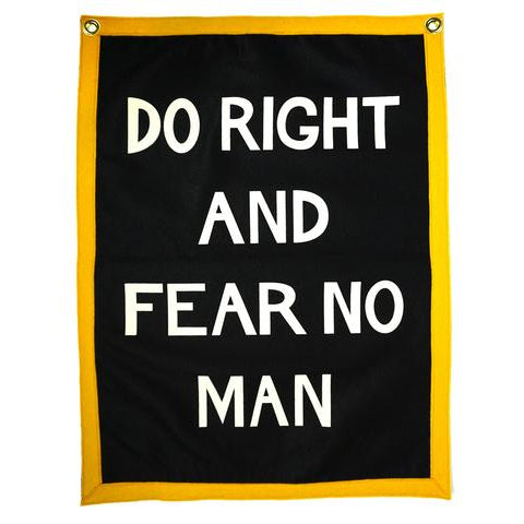 Fear No Man Flag | Oxford Pennants | Gifts for Guys | Excelsior, MN | Golden Rule Gallery 