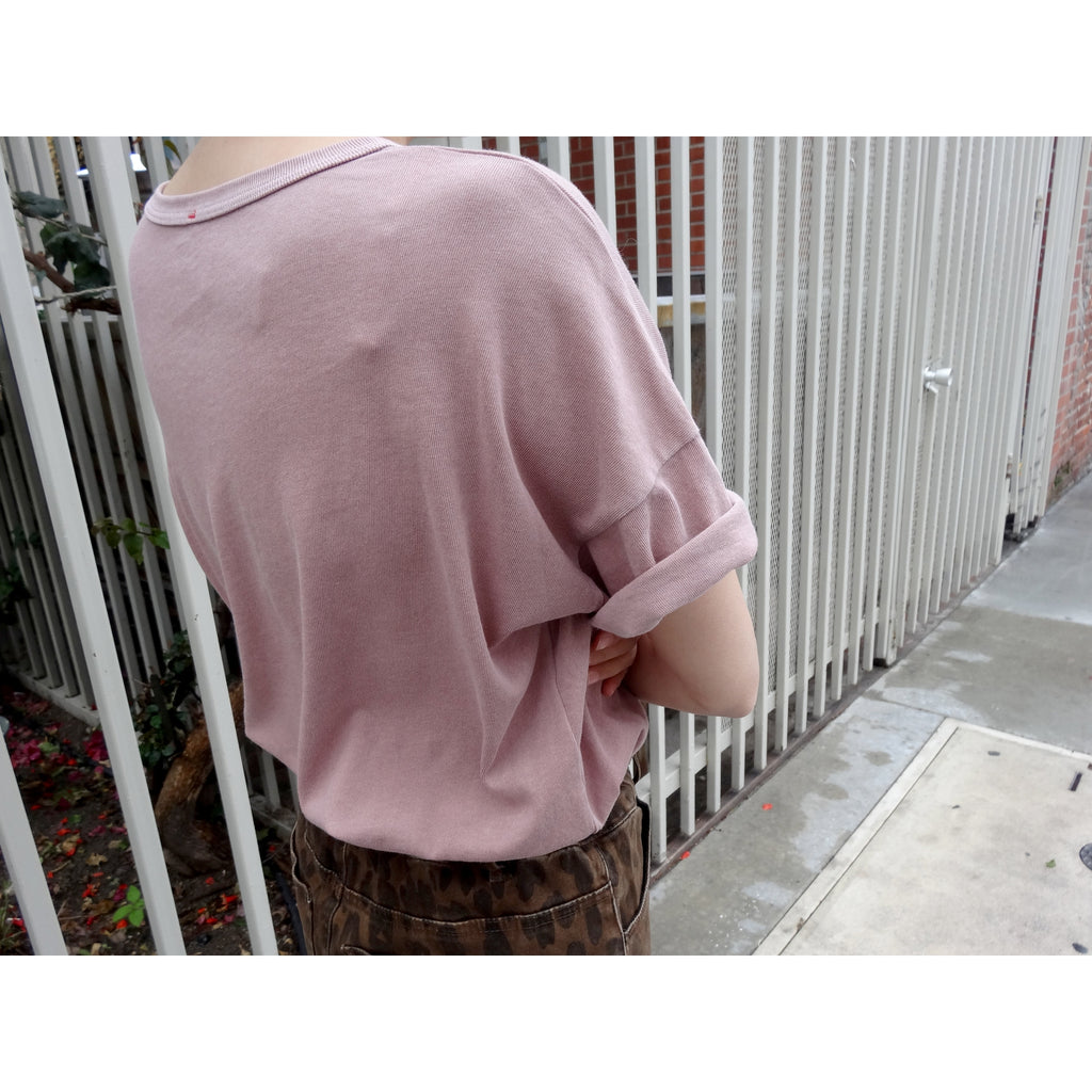 Dried Rose Tee Shirt by Le Bon Shoppe at Golden Rule Gallery