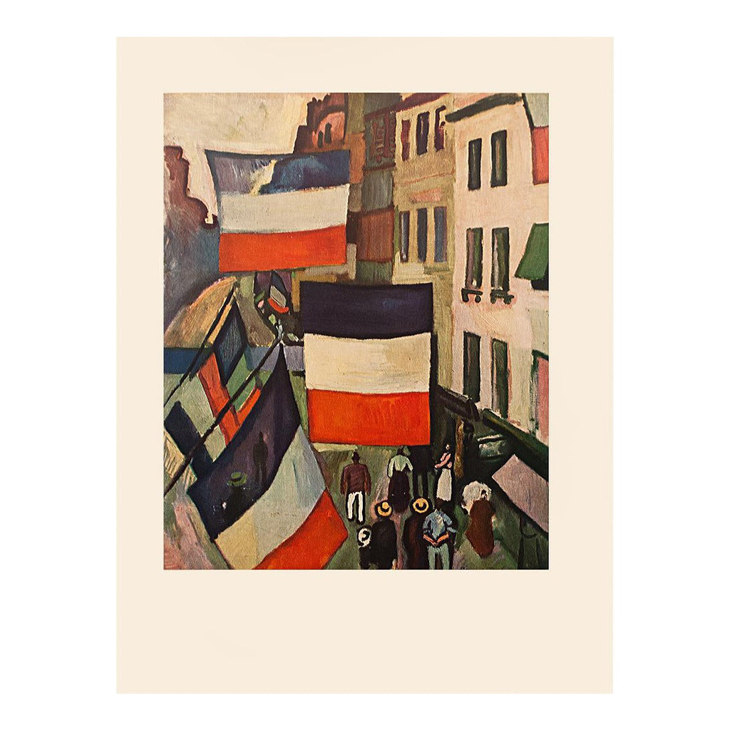 Street Decked with Flags | Dufy Art Print | French Art | Golden Rule Gallery