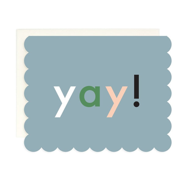 Yay! Greeting Card | Amy Heitman | Yay! Art Card | Golden Rule Gallery | Excelsior, MN