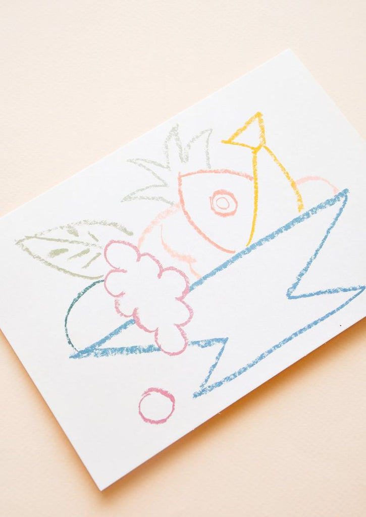 Fruit Bowl Art Card at Golden Rule Gallery 