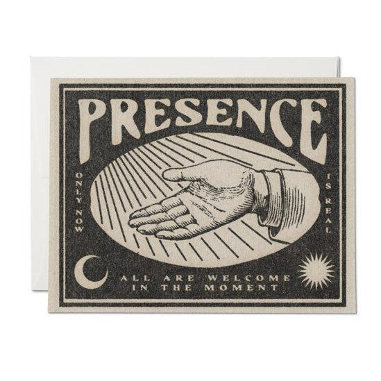 Presence Card | Red Cap Cards | Golden Rule Gallery | Excelsior, MN | Mindfulness Card 