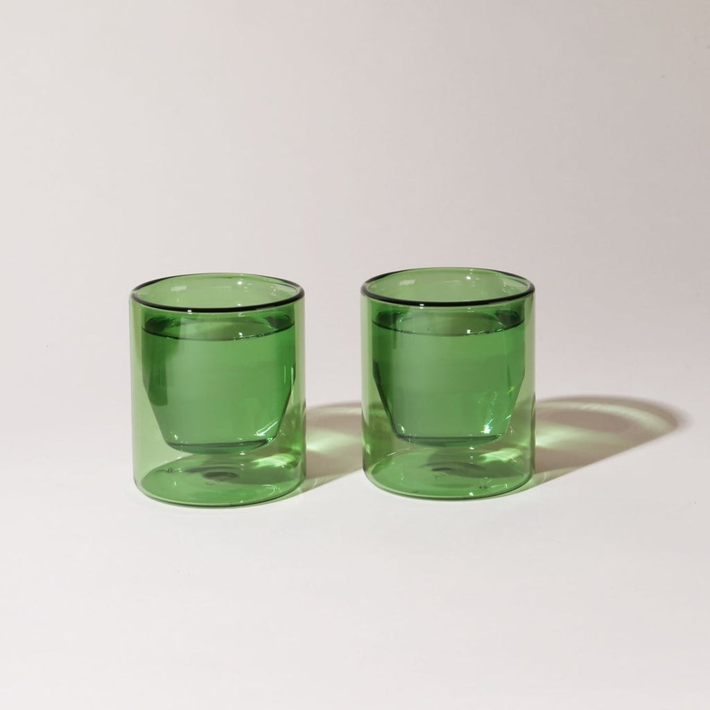 Verde Double Wall 6oz Glasses