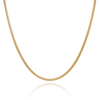 Gold Snake Chain Necklace by Mod + Jo