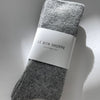 Stone Heather Gray Cashmere Blend Wool Boot Socks | Heathered Gray Boot Socks | Golden Rule Gallery | Excelsior | MInnesota