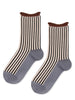 Hansel from Basel Hilda Crew Socks in Pebble Earth Tones at Golden Rule Gallery