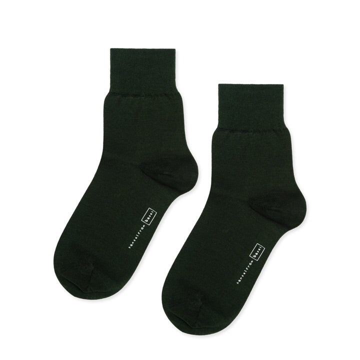 Hansel from Basel Trouser Crew Sock in Pine Golden Rule Gallery