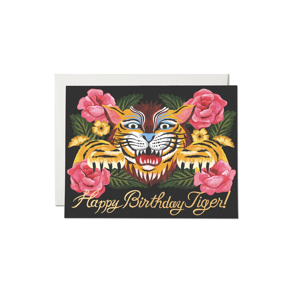 Happy Birthday Tiger Roar Card by Red Cap Cards at Golden Rule Gallery in Excelsior, MN