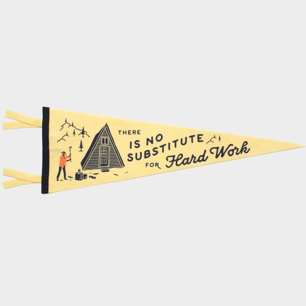 There is No Substitute For Hard Work Flag