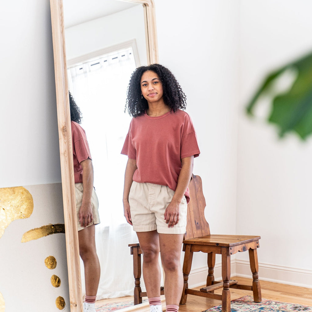 Her Tee Shirt in Rust by Le Bon Shoppe