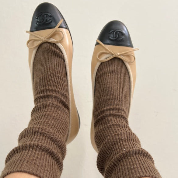 Brown Tawny Cashmere Socks