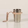 Steel Cup Set | YIELD Leather and Steel Cup Set | YIELD | Golden Rule Gallery | Excelsior, MN
