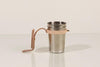 Steel Cup Set | YIELD Leather and Steel Cup Set | YIELD | Golden Rule Gallery | Excelsior, MN