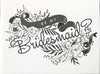 Bridesmaid Card | Amy Heitman | Golden Rule Gallery | Excelsior, MN