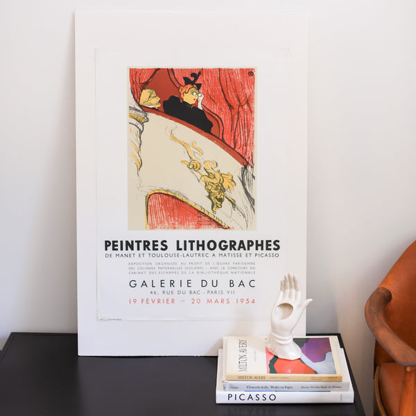 French Exhibition Poster | Vintage Art Poster | Golden Rule Gallery | Excelsior, MN