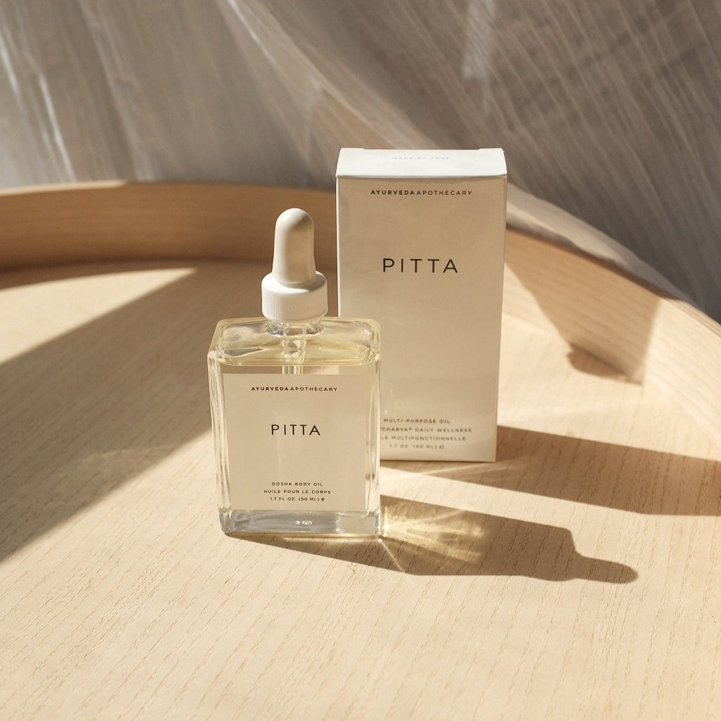 Pitta dosha Aromatherapy Oil | Ayurveda Apothecary | Made by Yoke | Pitta Dosha Beauty Oil | Golden Rule Gallery | Excelsior, MN