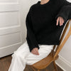 Envie Sweater in Black | Noir Envie Sweater | Oversized Fuzzy Sweater | Le Bon Shoppe | Golden Rule Gallery | Excelsior, MN