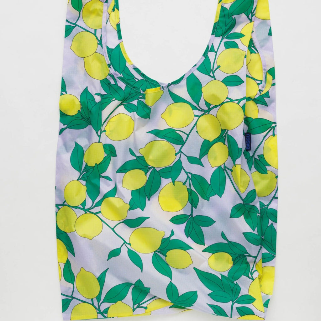 Lemon Tree Big Baggu Reusable Tote Bag at Golden Rule Gallery in Excelsior, MN