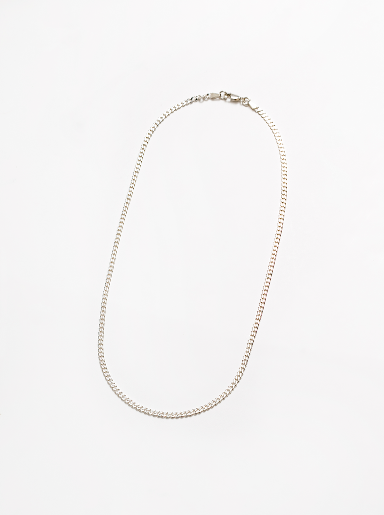 Silver Liam Chain Necklace by Wolf Circus Jewelry