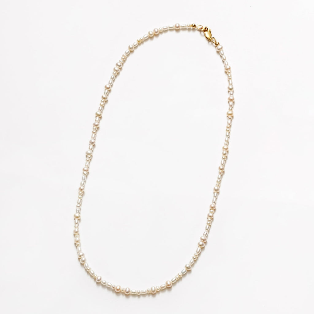 Wolf Circus Renata Pearl Necklace in Gold