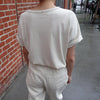 Organic Cotton Her Tee in Bone by Le Bon Shoppe at Golden Rule Gallery
