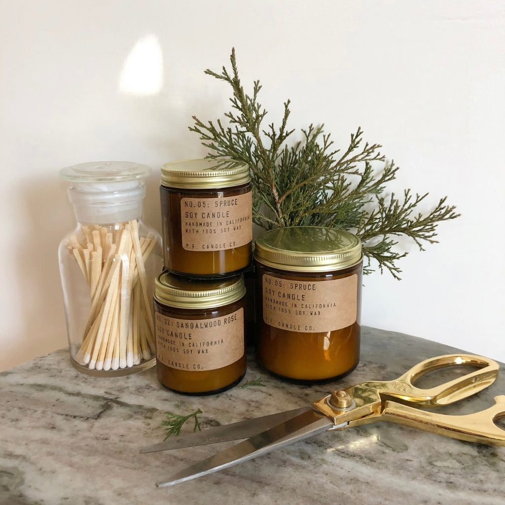 Spruce Candle at Golden Rule Gallery