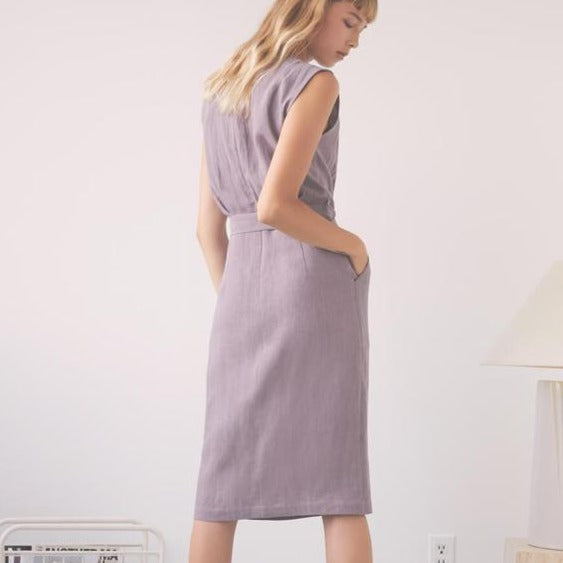 Paloma Dress in Mauve | Eve Gravel | Golden Rule Gallery S Paloma Dress in Mauve | Eve Gravel | Golden Rule Gallery S