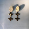 Anon Earrings | Ann Erickson | Brass Earrings | Golden Rule Gallery | Excelsior, MN