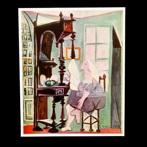 Picasso Woman by Dresser Vintage Art Print at Golden Rule Gallery in Excelsior