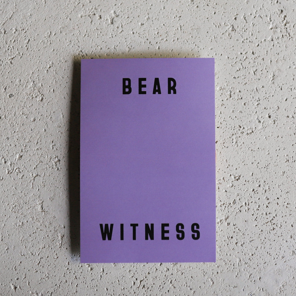 Purple Bear Witness Postcard Art Print