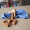 Wood Polygon Unique Napkin Ring Set